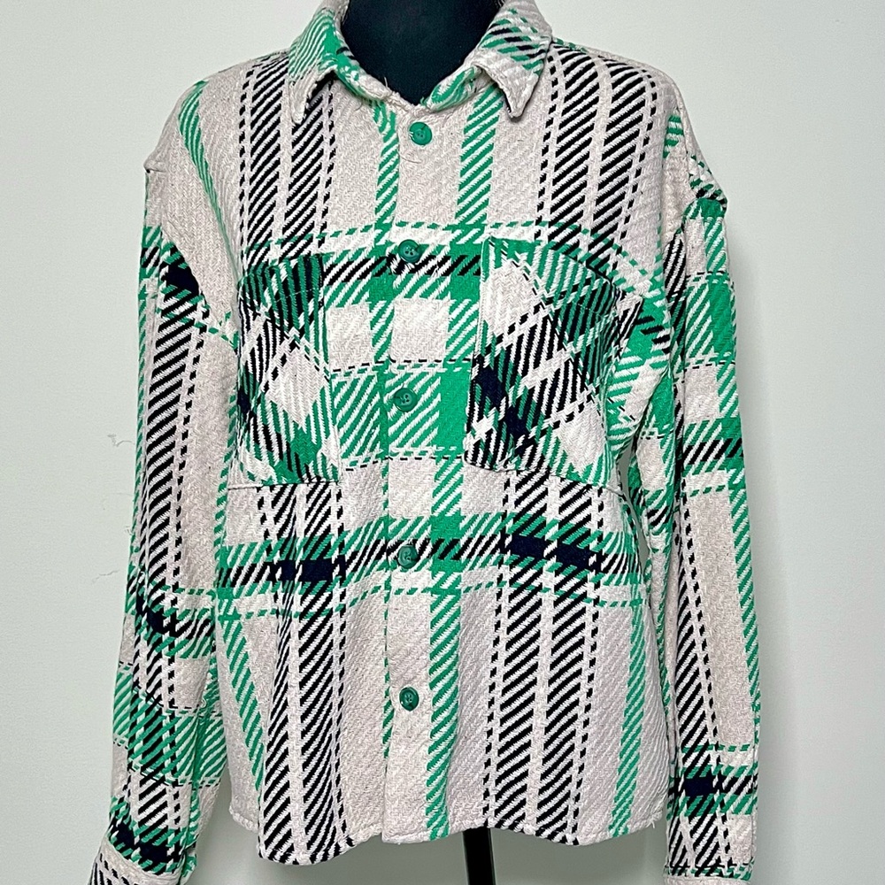 Boohoo Man Men HEAVYWEIGHT CHECK SUPER BOXY OVERSHIRT